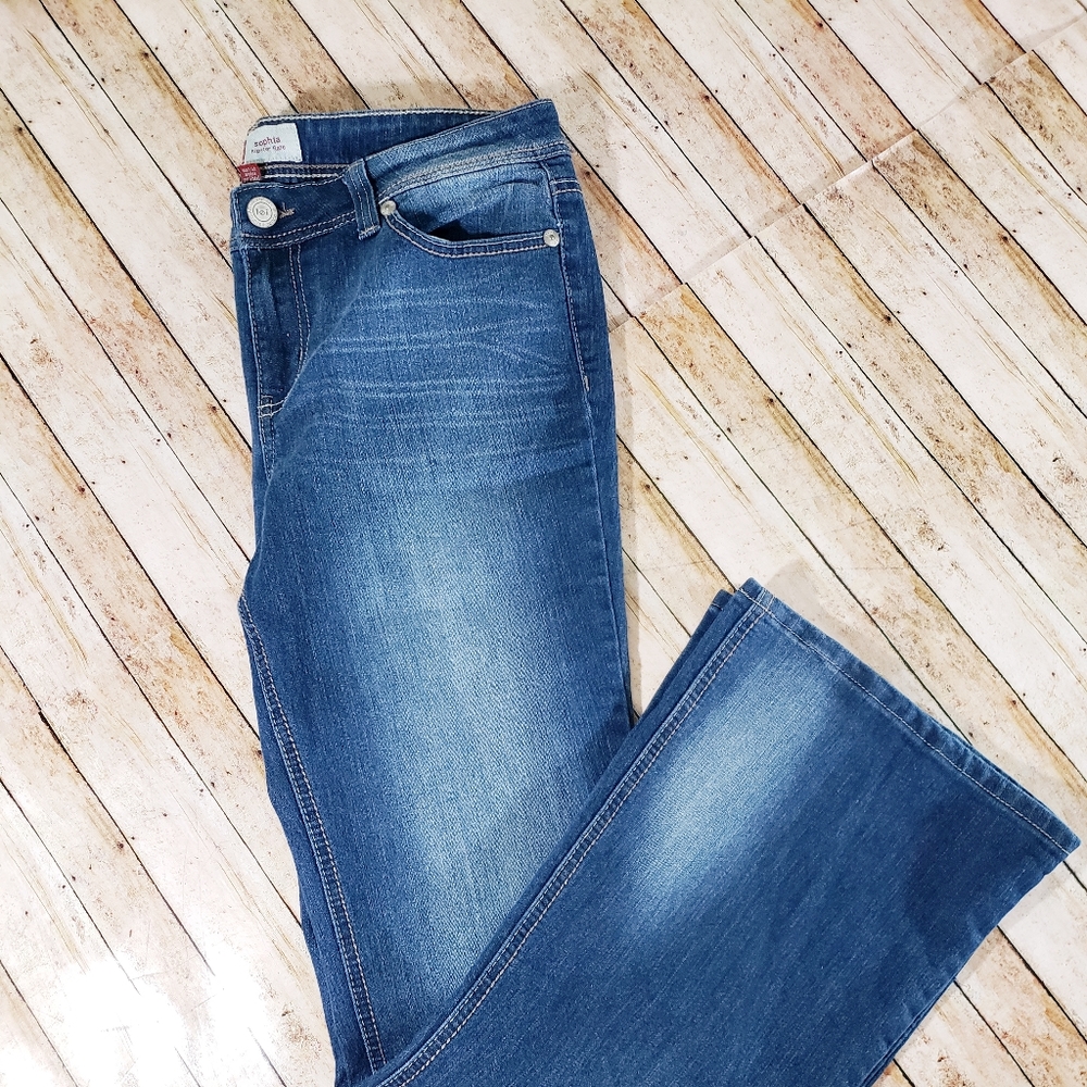 L.e.i Sophia Hipster Flare Jeans Juniors  13 Lei
